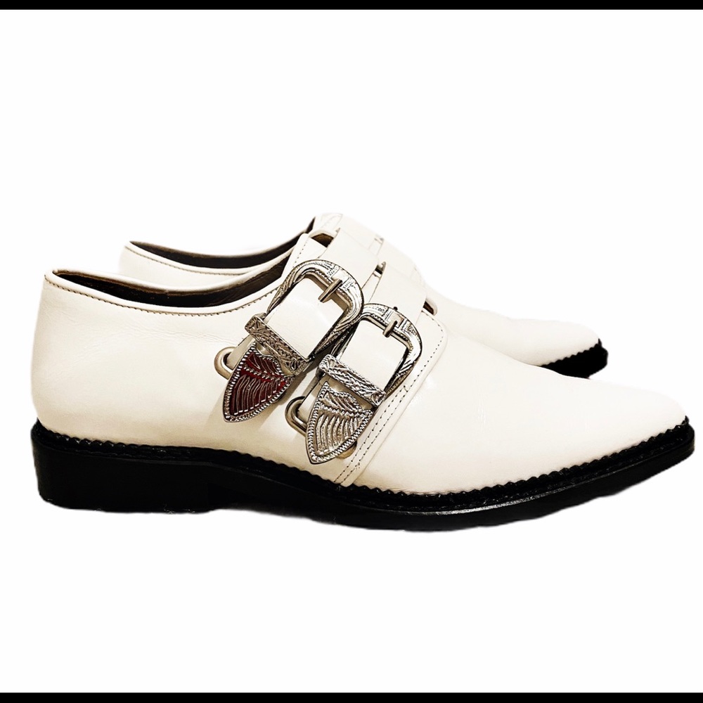 Toga Pulla Western Buckle Oxford Loafers